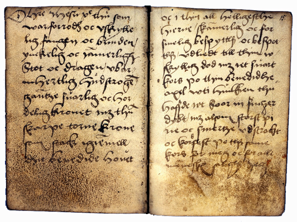 AM 421 12mo, ff. 14v-15r