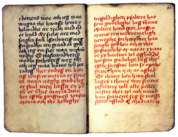 AM 421 12mo, ff. 41v-42r