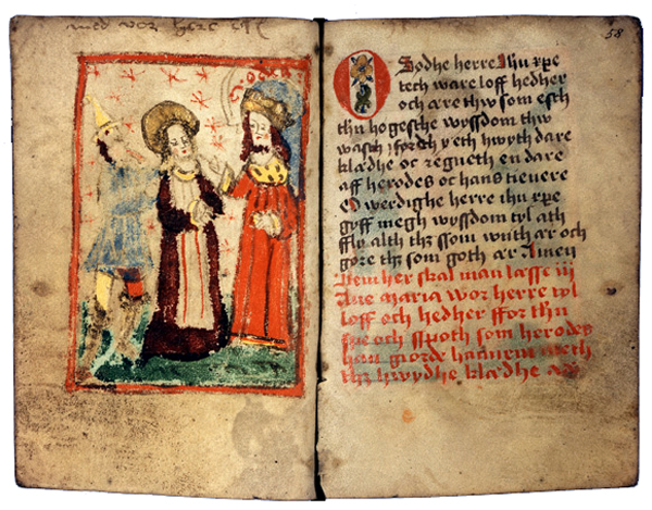 AM 421 12mo, ff. 57v-58r