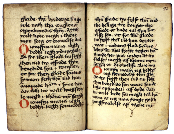 AM 421 12mo, ff. 91v-92r