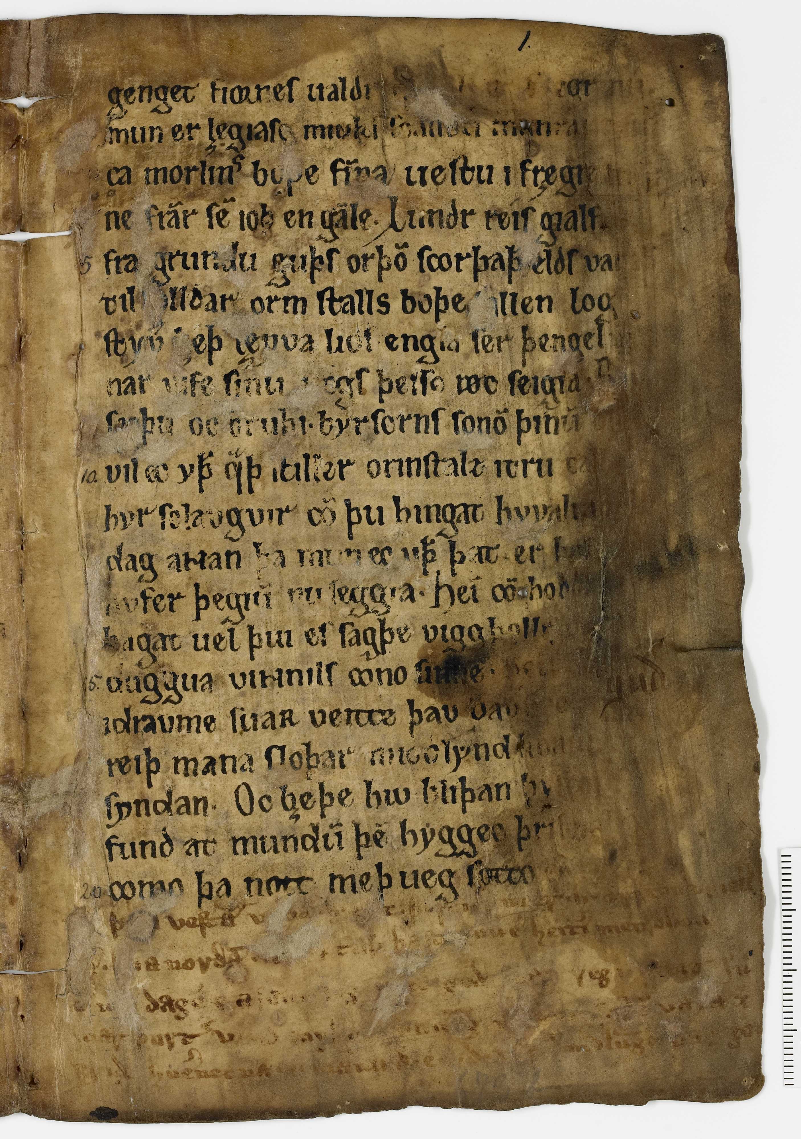 AM 673 b 4to: The Oldest manuscript of medieval Scandinavia's most